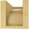 Ekena Millwork 5"W x 10"D x 5"H Wide Monterey Rough Cedar Woodgrain TimberThane Corbel, Primed Tan CORUR05X10X05MONRCPR - alternate 3